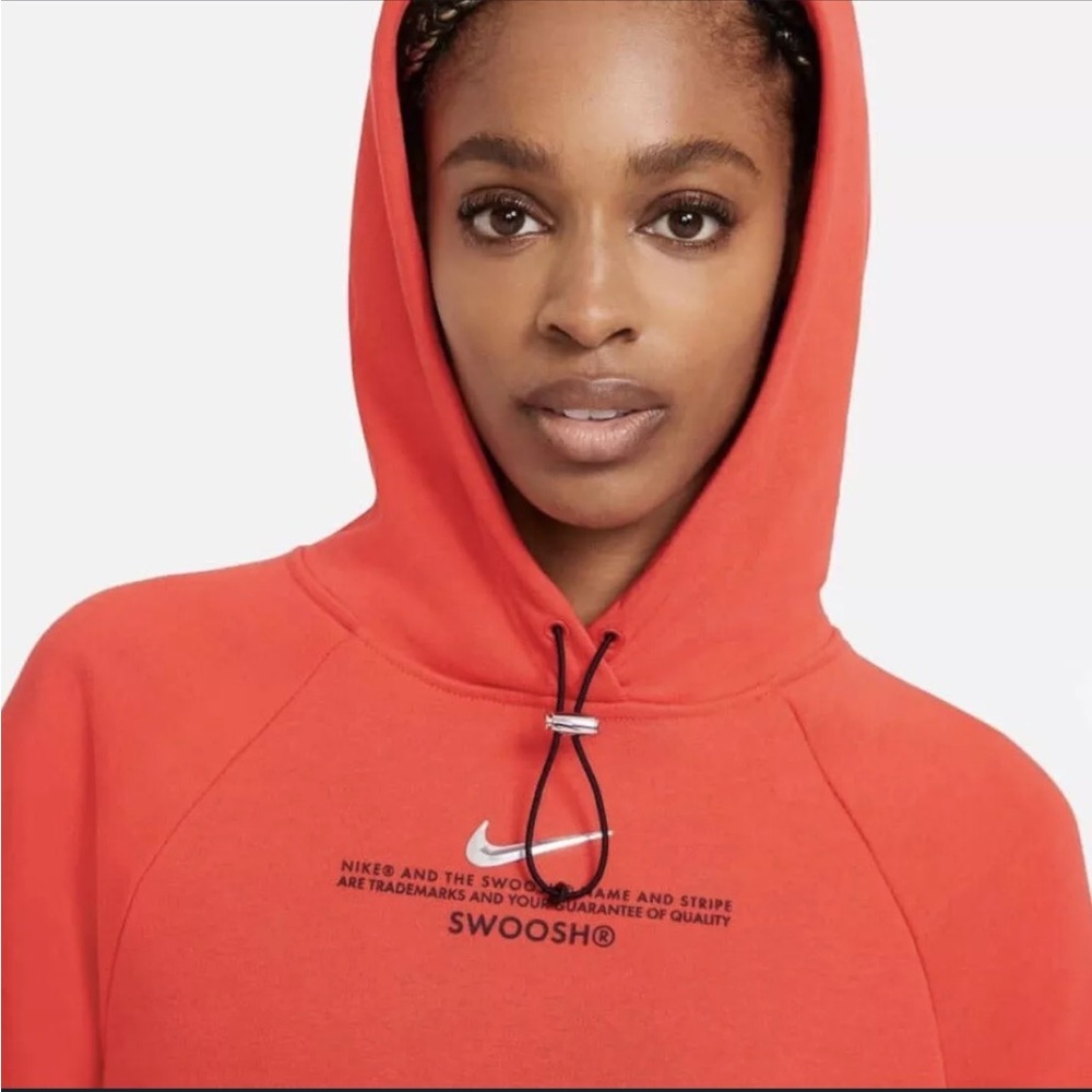 Nike Swoosh Oversized orange Hoodie